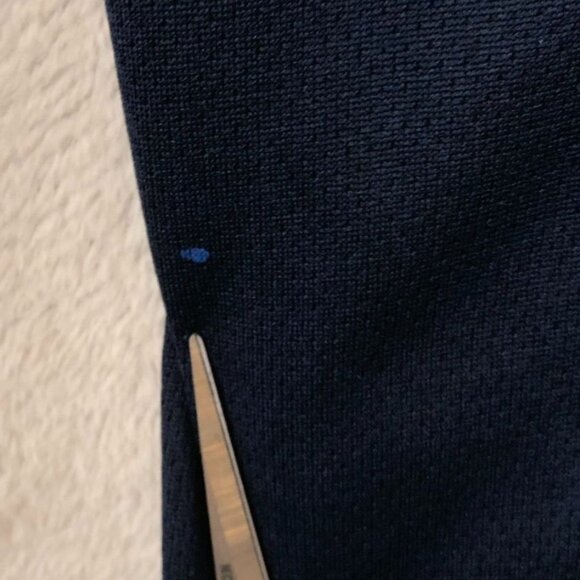 Danskin Now Womens Athletic Pants Large Straight Drawstring Activewear Navy Blue - Picture 11 of 13